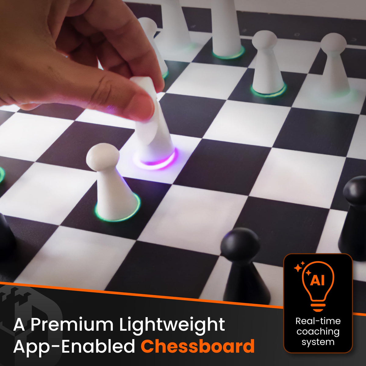 GoChess Air Smart Chess Board AI Electronic Chess Game Set For All Levels