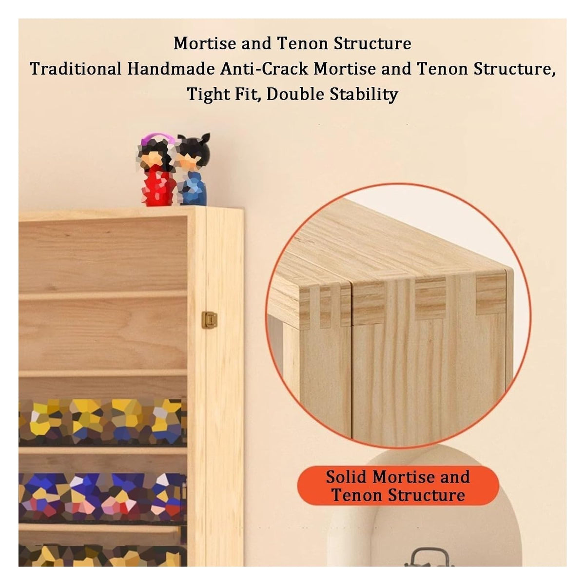 Acrylic Organiser Storage Rack Wall Mounted Display Cabinet for Collectibles, Toys Action Figures Model Storage Box with Clear Door for Study Living Room Bedroom Game Room Office(50x10x89cm)