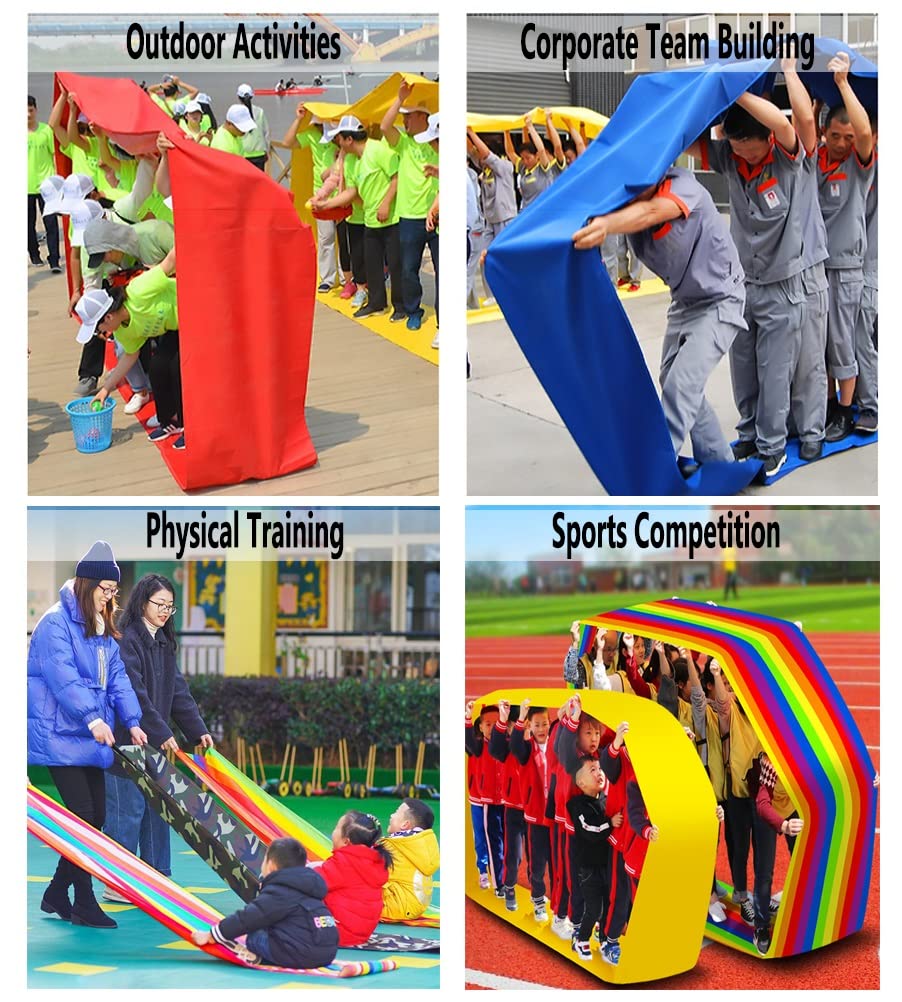 1 PCS Kids Sports Toy Running mat, Kindergarten Early Education Center Group Cooperation Game Rolling Running mat, with Storage Bag (Size : Adult-11M)