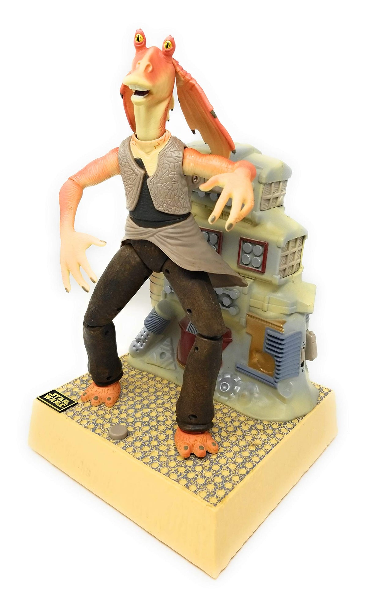 Star Wars Episode 1 Electronic Sound and Voice Activated 12 Inch Tall Action Figure - Dancing Jar Jar Binks