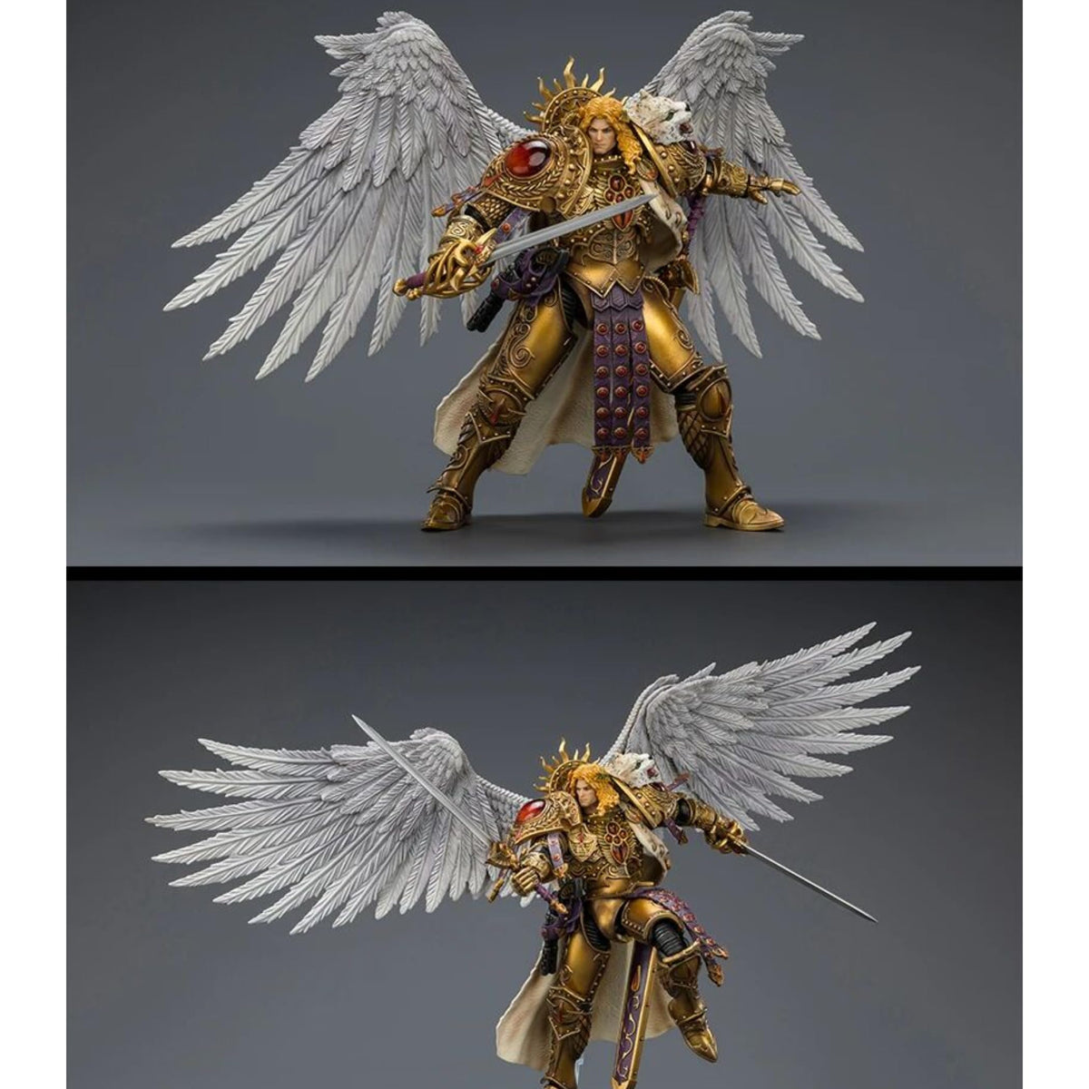 JOYTOY Collector's Edition Sanguinius Warhammer 40K 1/18 Action Figures Blood Angels Sanguinius Primarch of the IXth Legion Collector's Edition Birthday Gifts Collectible Model Warhammer Miniatures