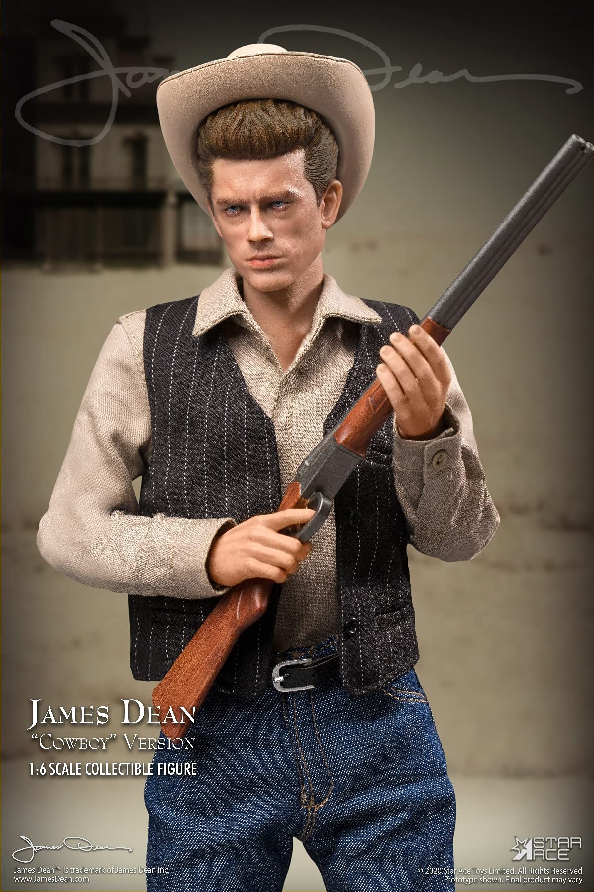 Star Ace Toys James Dean (Cowboy Version) 1:6 Scale Collectible Action Figure, Multicolor
