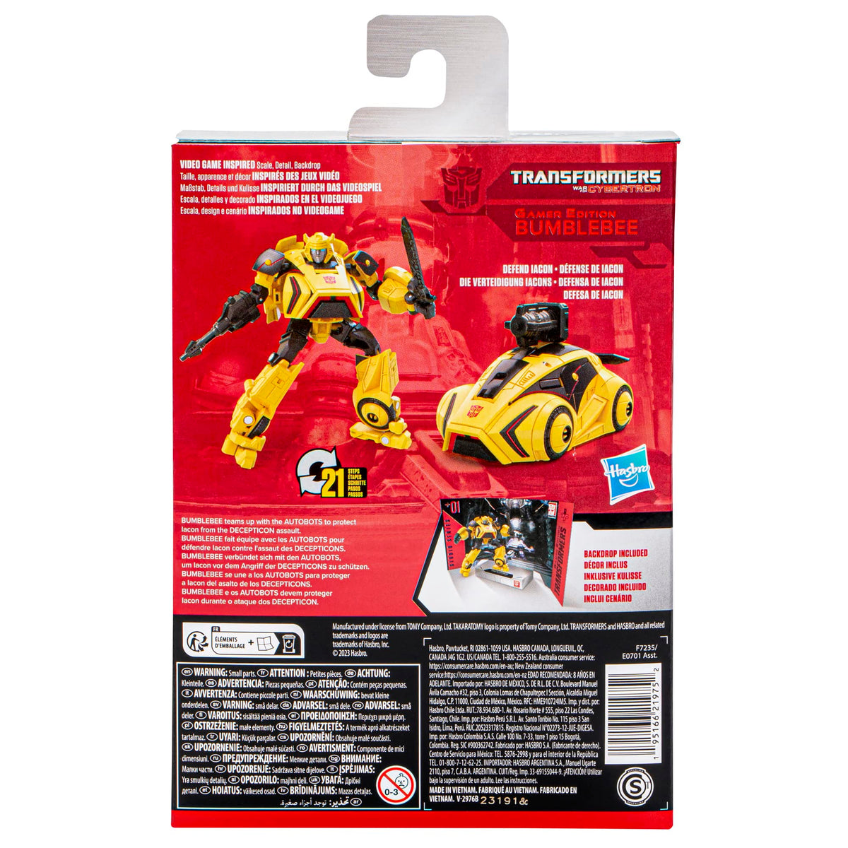 Transformers Toys Studio Series Deluxe Class 01 Gamer Edition Bumblebee Toy, 4.5-inch, Action Figure for Boys and Girls Ages 8 and Up