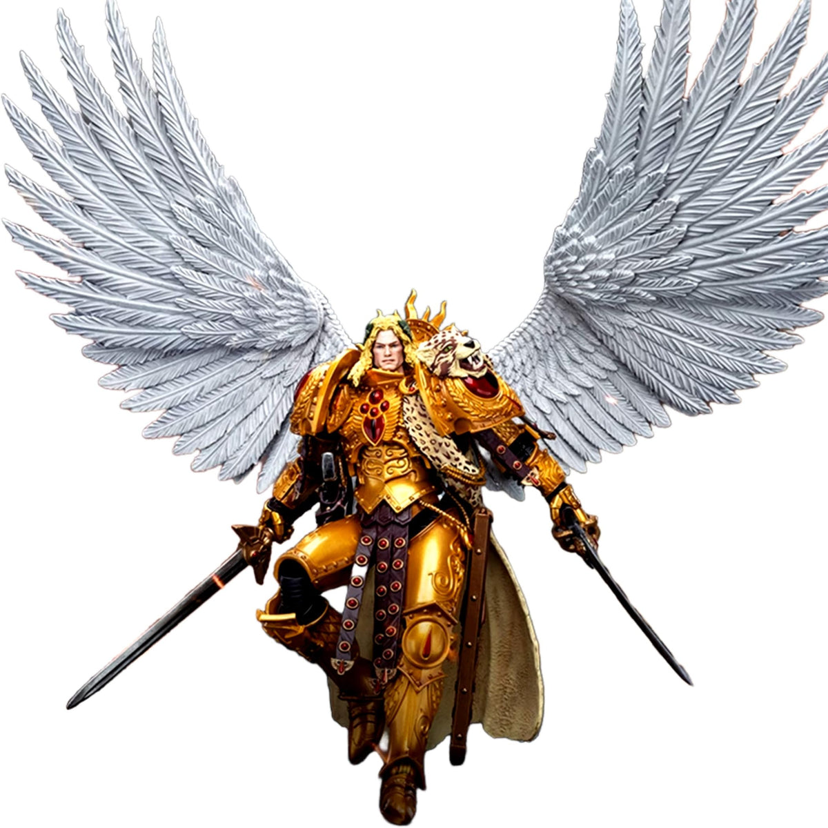 JOYTOY Collector's Edition Sanguinius Warhammer 40K 1/18 Action Figures Blood Angels Sanguinius Primarch of the IXth Legion Collector's Edition Birthday Gifts Collectible Model Warhammer Miniatures
