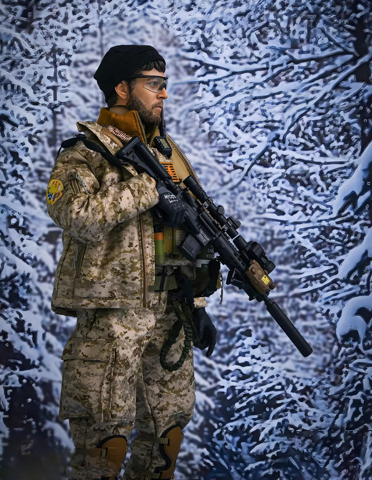 Pipigirl 1/6 Scale 12Inch Special Forces Action Figure, SWAT Soldier Figure Model, Accessories Collection Adult Gifts Military Toys